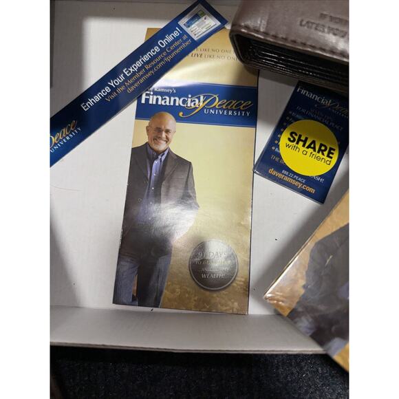 Financial Peace University 16 Audio CD set w Brown Case 2008 Envelope System +++ - Picture 5 of 16